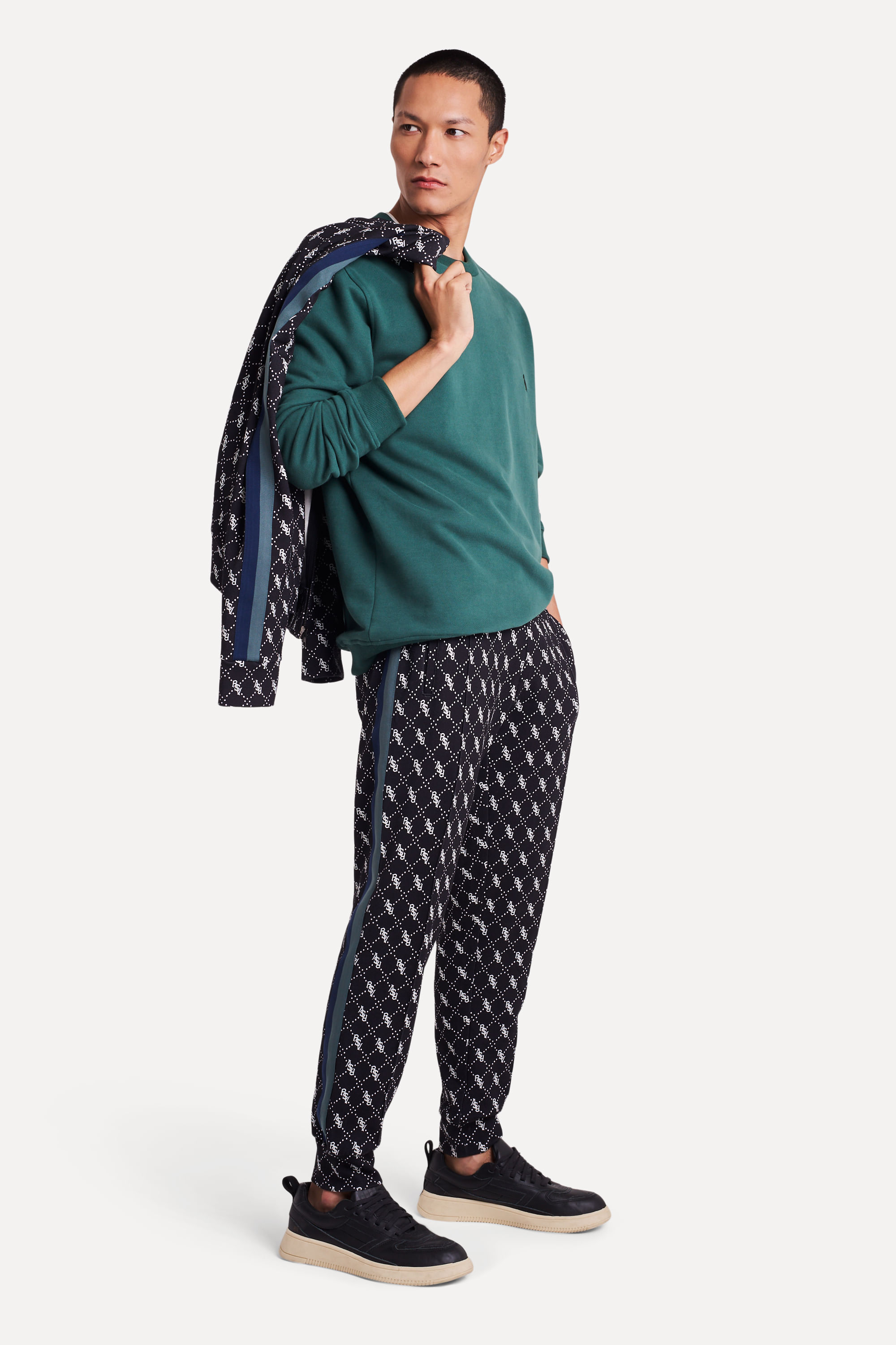 Calca Track Estampada Rsv Label