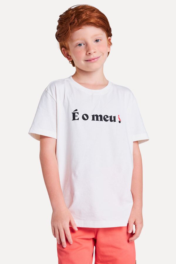 Camiseta Mini Estampada E O Meu