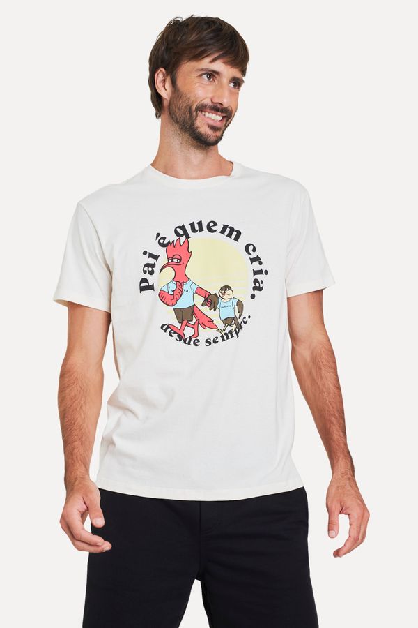 Camiseta Estampada Pai E Quem Cria