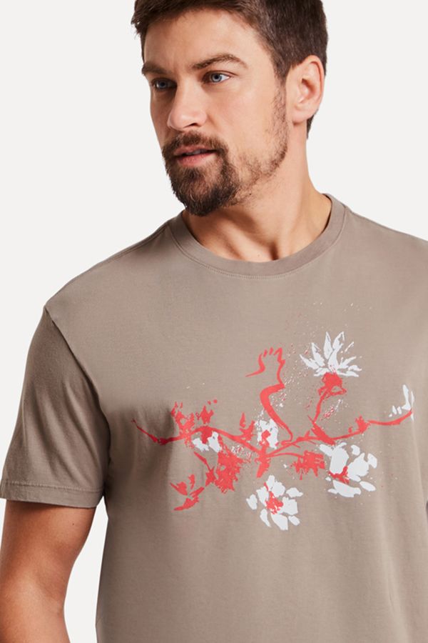 Camiseta Estampada Cerejeira Brush
