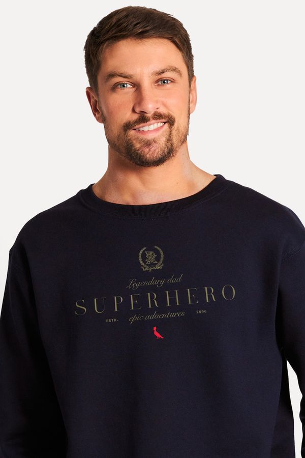 Moletom Careca Superhero Estampa