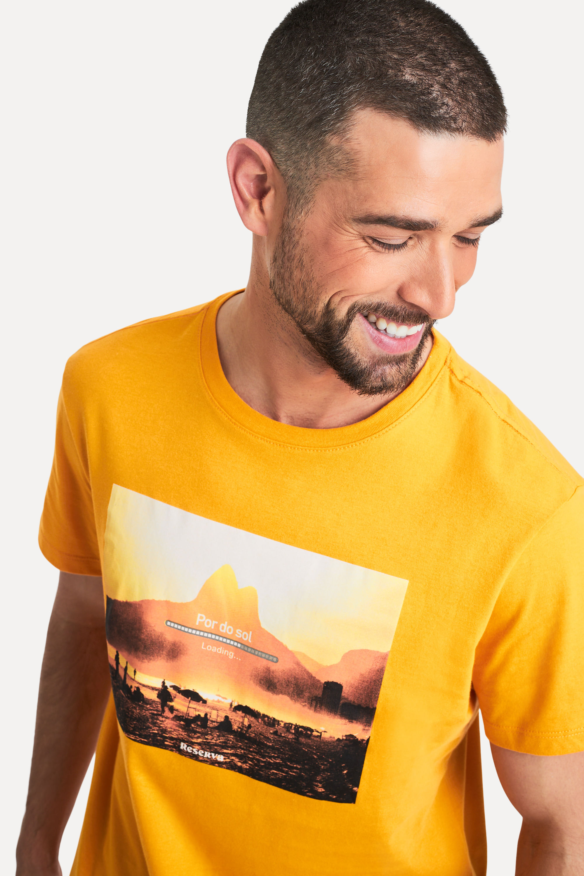 Camiseta Estampada Sunset Loading Abr