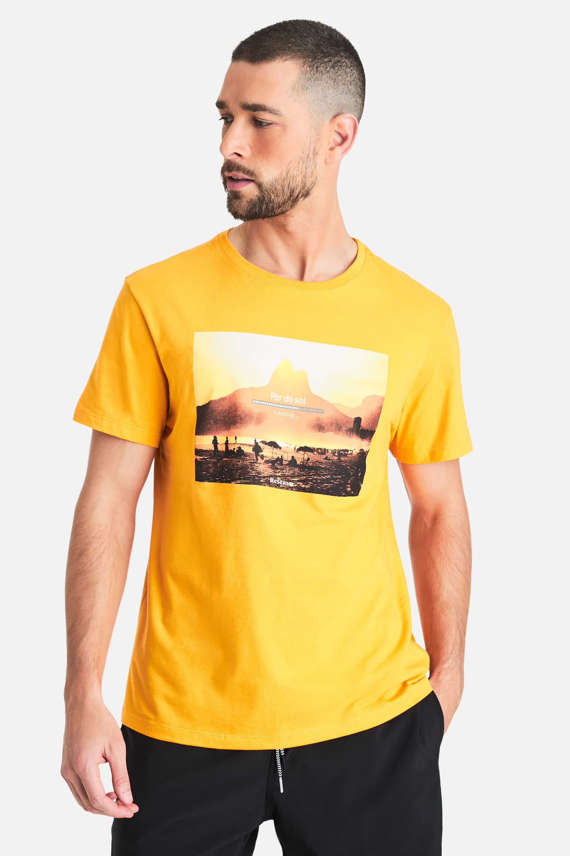 Camiseta Estampada Sunset Loading Abr