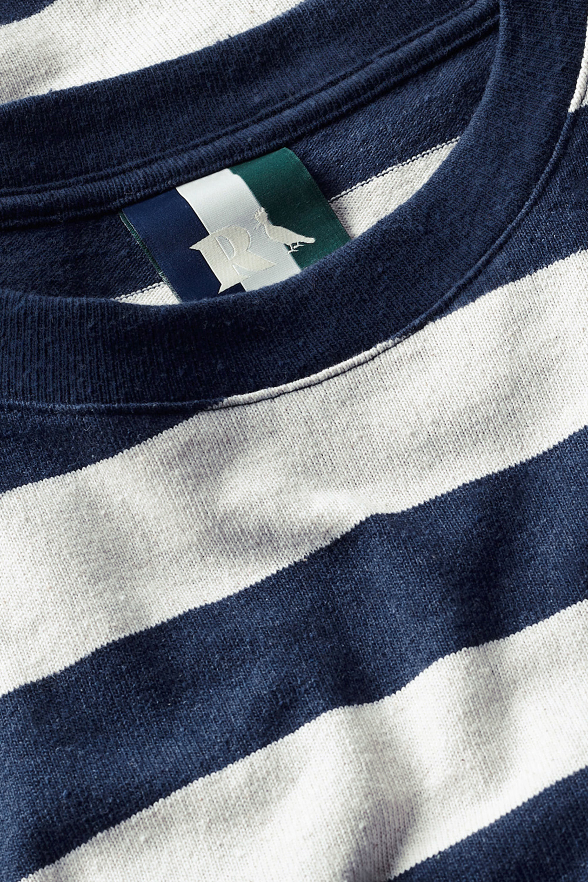 Camiseta Com Bolso Soho Listrado