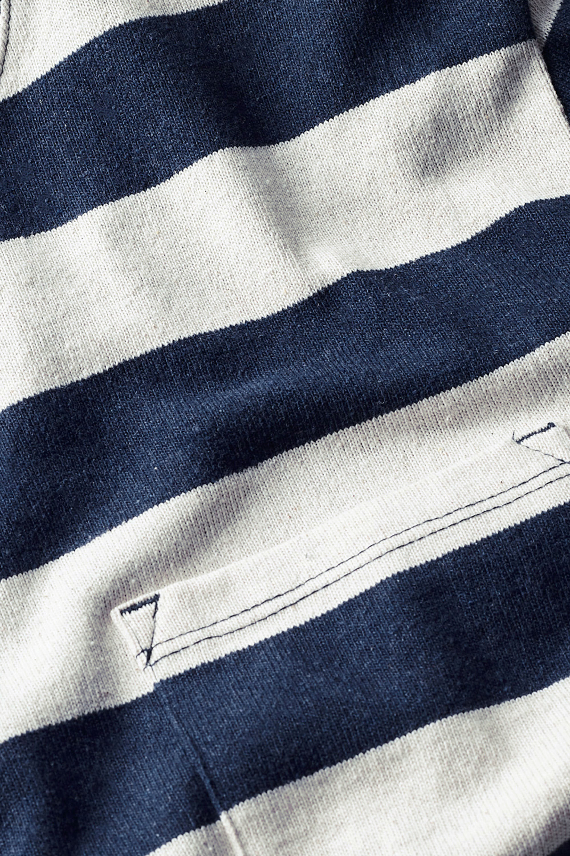 Camiseta Com Bolso Soho Listrado