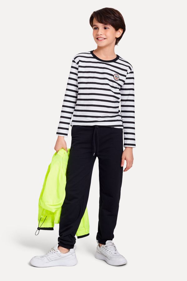 Calca Mini Moletom Planeta Rsv Logomania