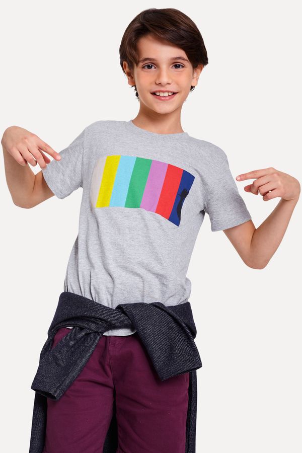 Camiseta Mini Pica Pau Color Bar