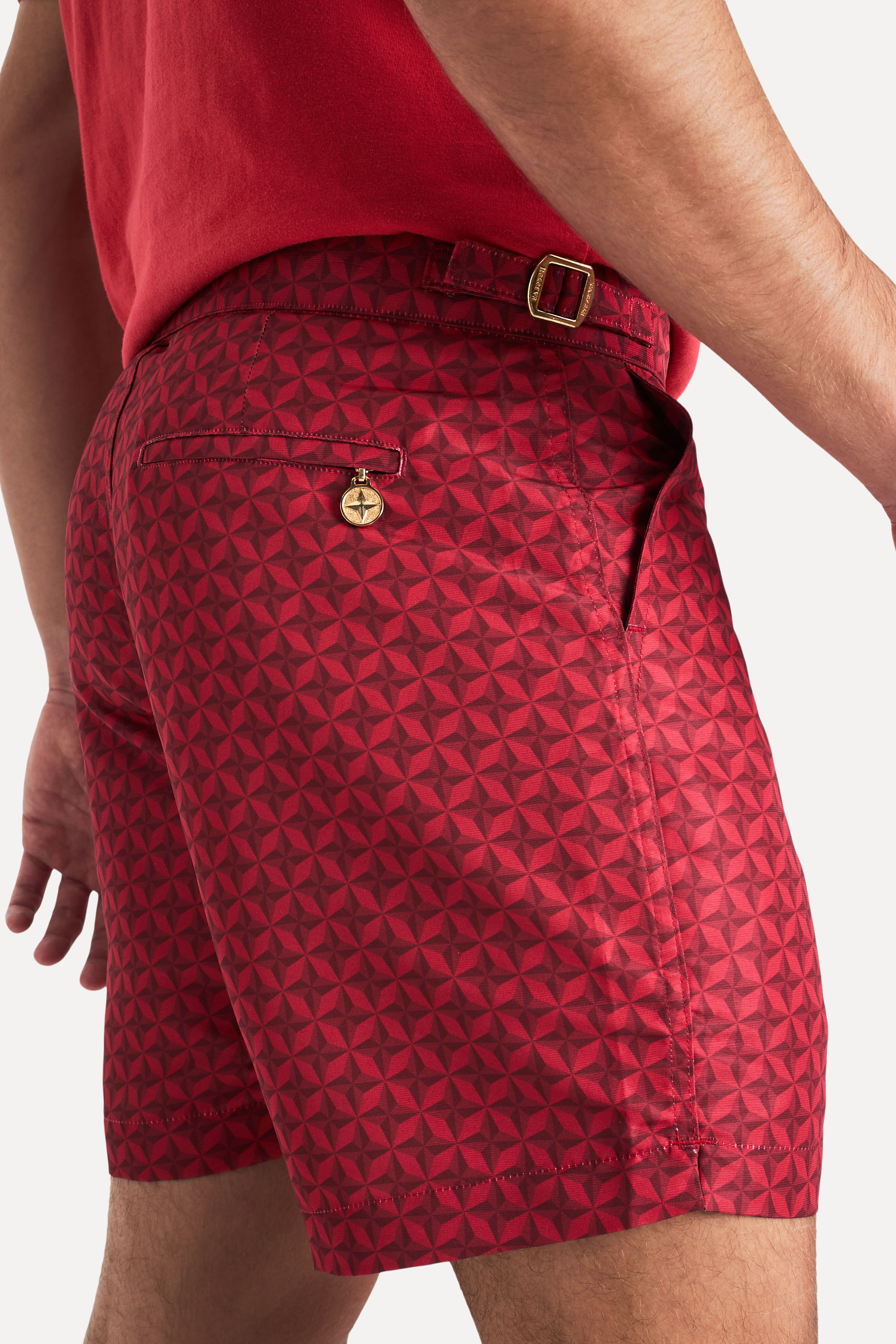 Short Arpoador Estampado Estrela