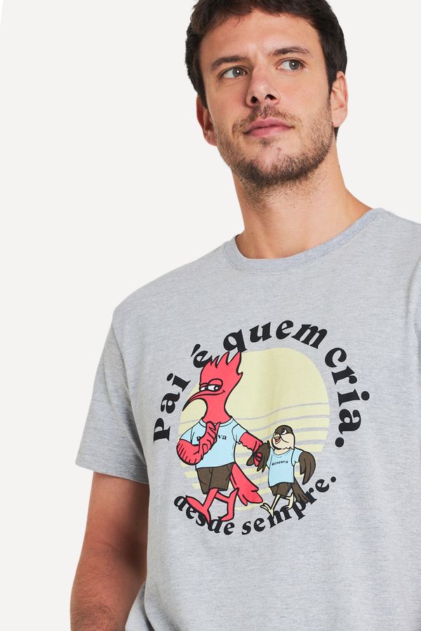Camiseta Estampada Pai E Quem Cria
