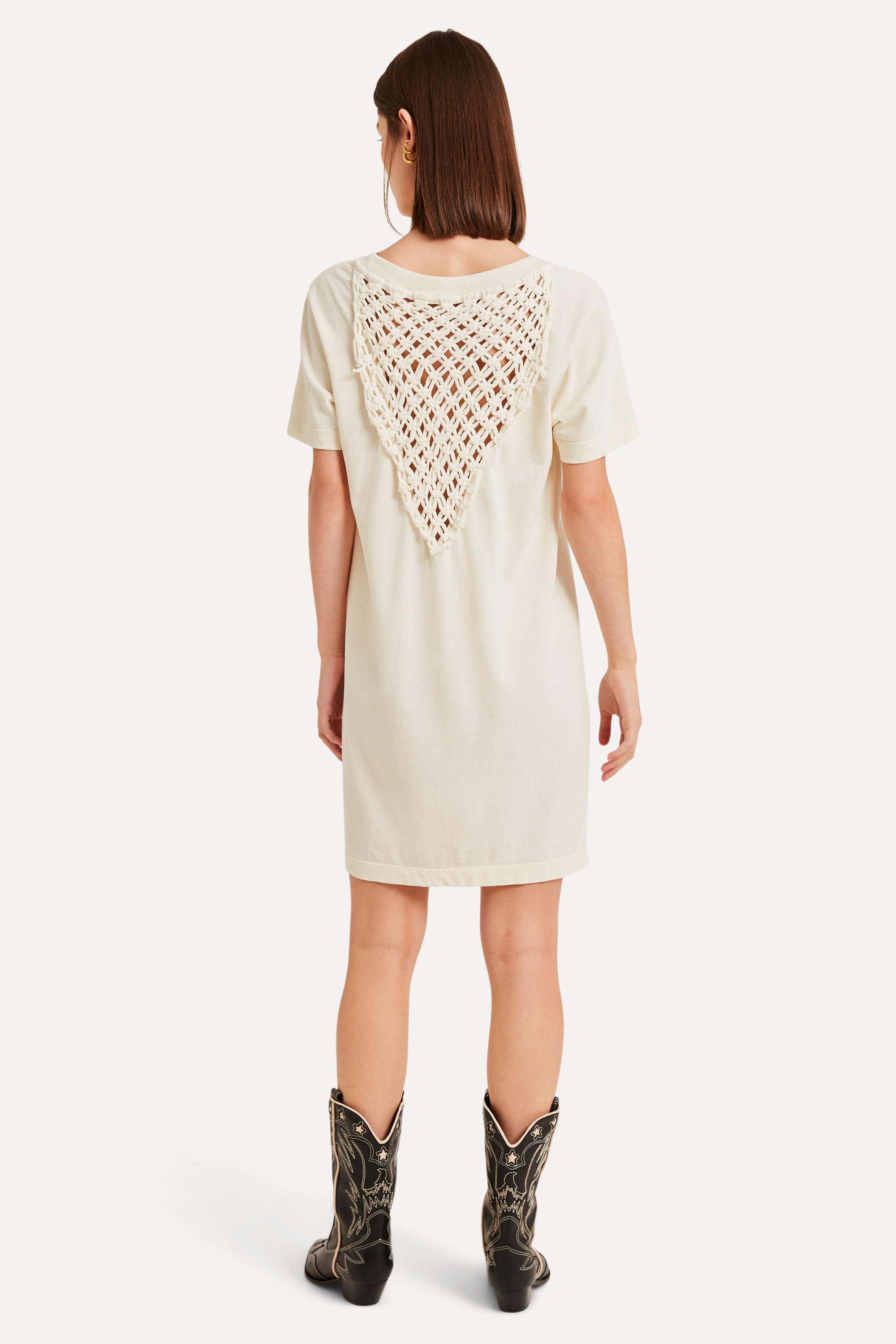 Vestido Malha Macrame