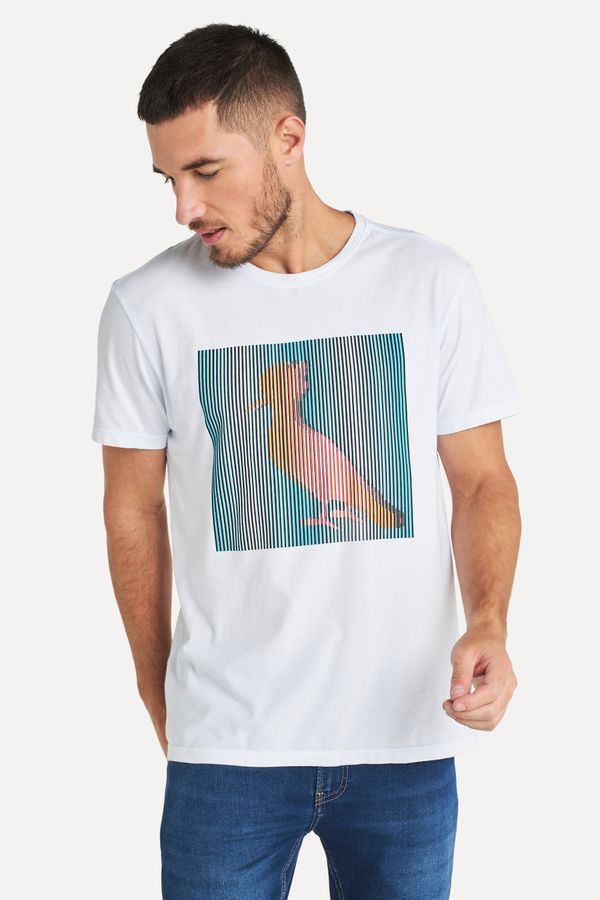 Camiseta Estampada Cortina Digital