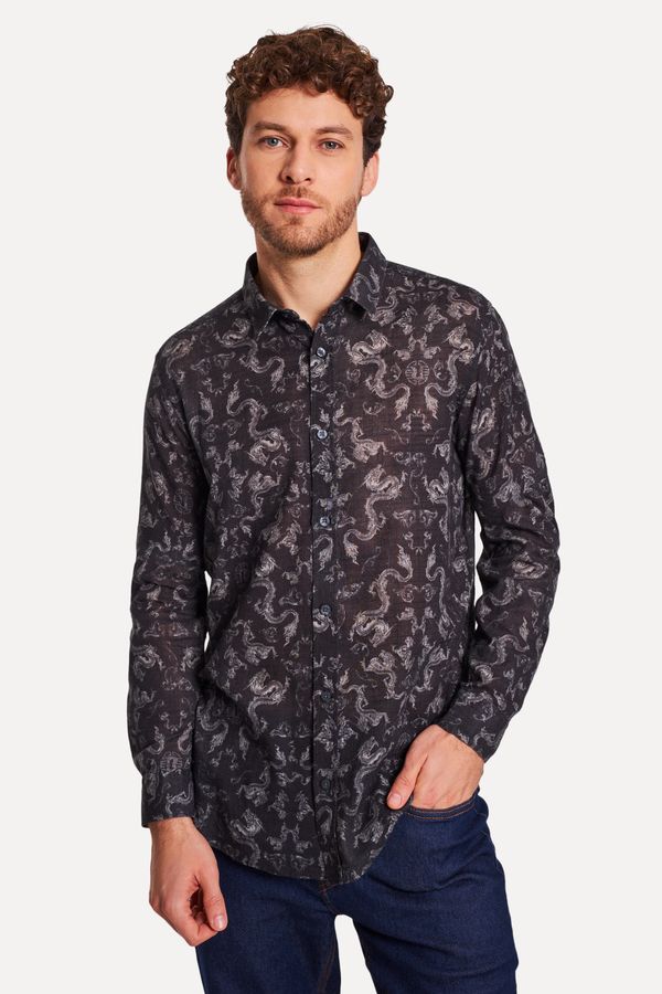 Camisa Ml Estampada Templo