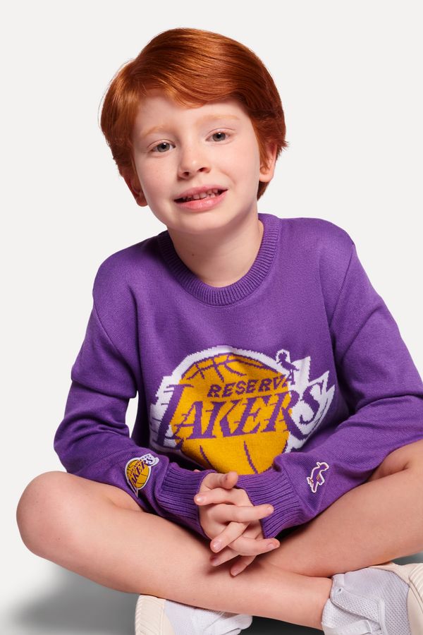 Sueter Tricot Reserva Mini Lakers