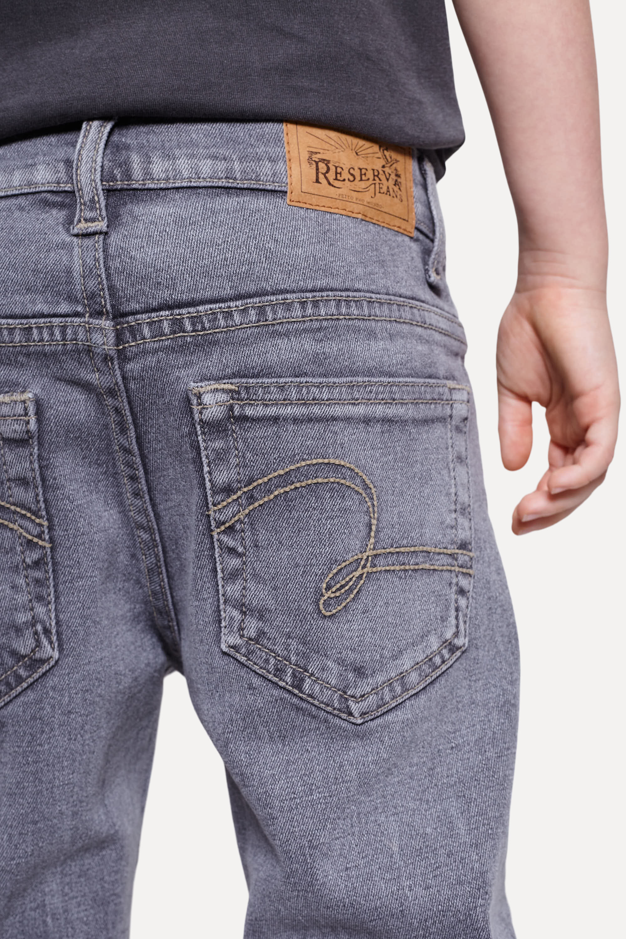 Calca Jeans Mini Slim Fog