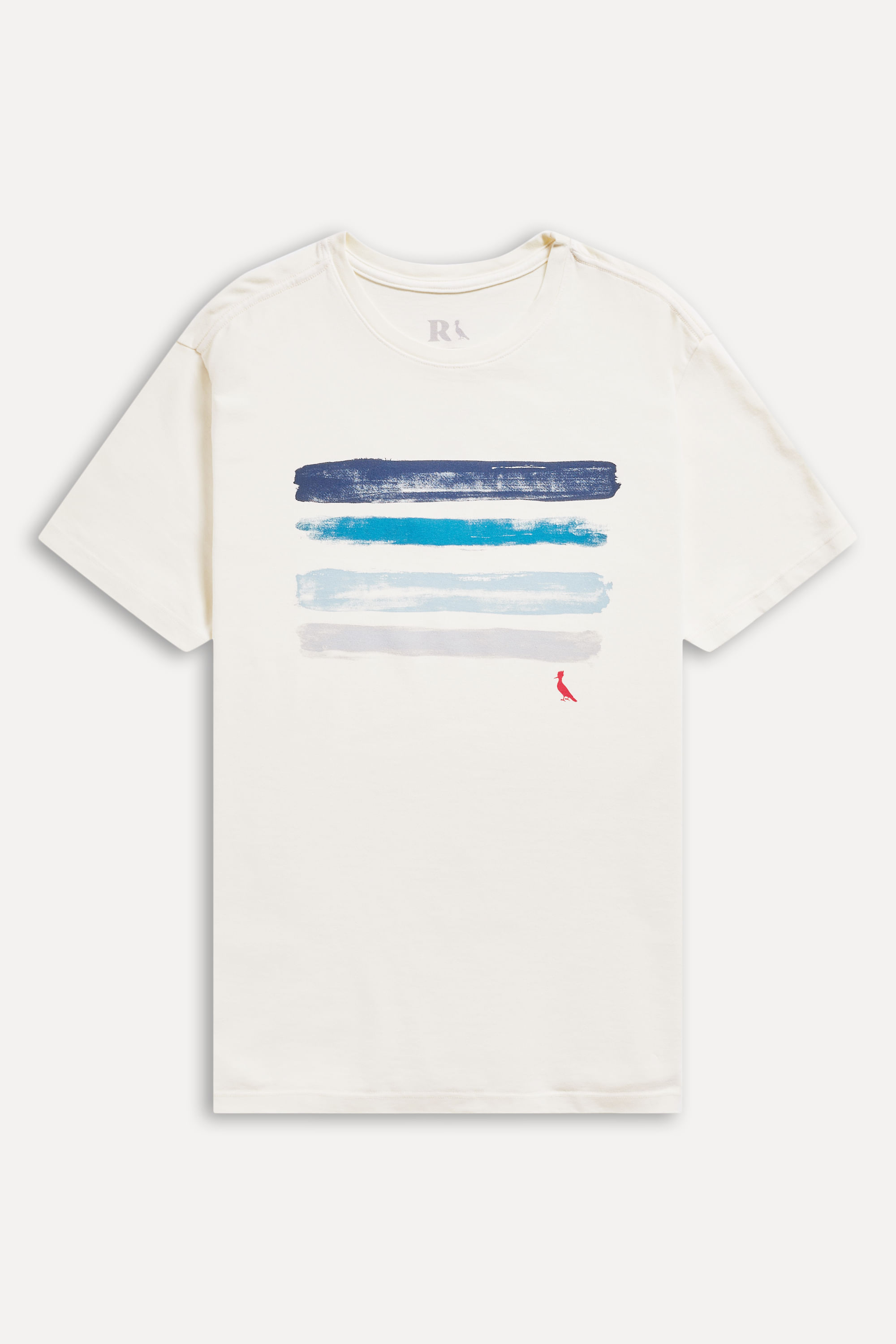 Camiseta Estampada 4 Listras Aquarela