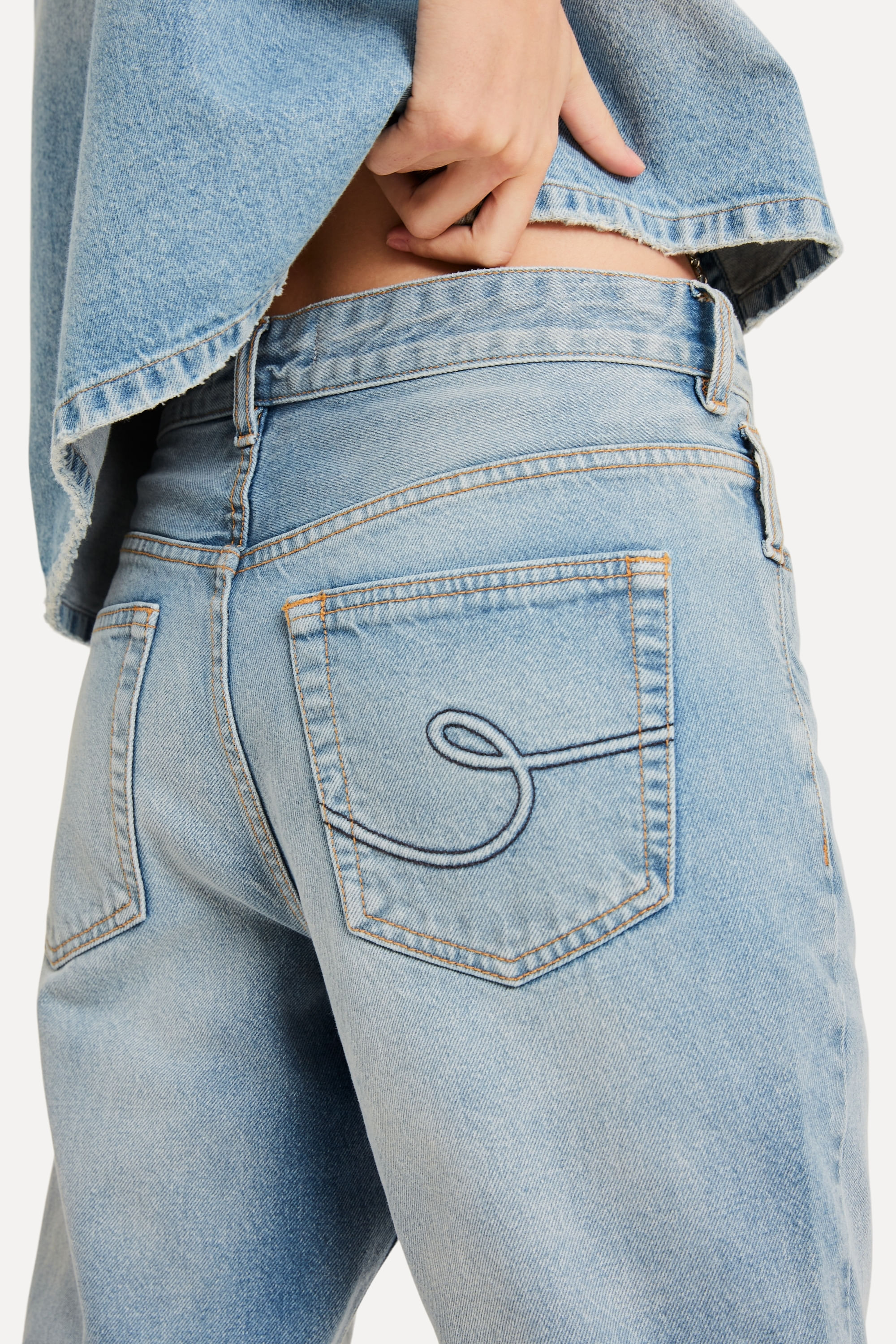 Calca Jeans Cos Transpasse