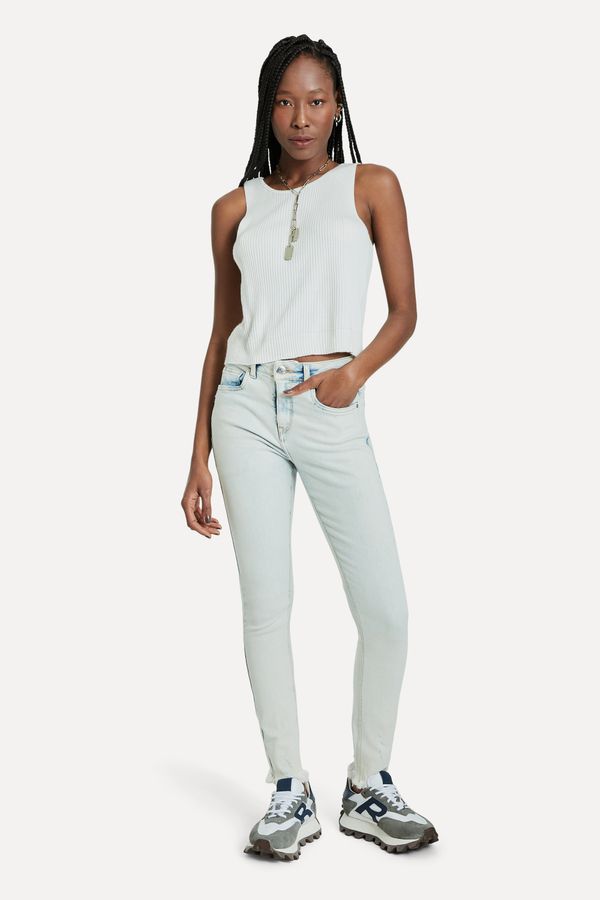 Calca Jeans Skinny Nicky Clear