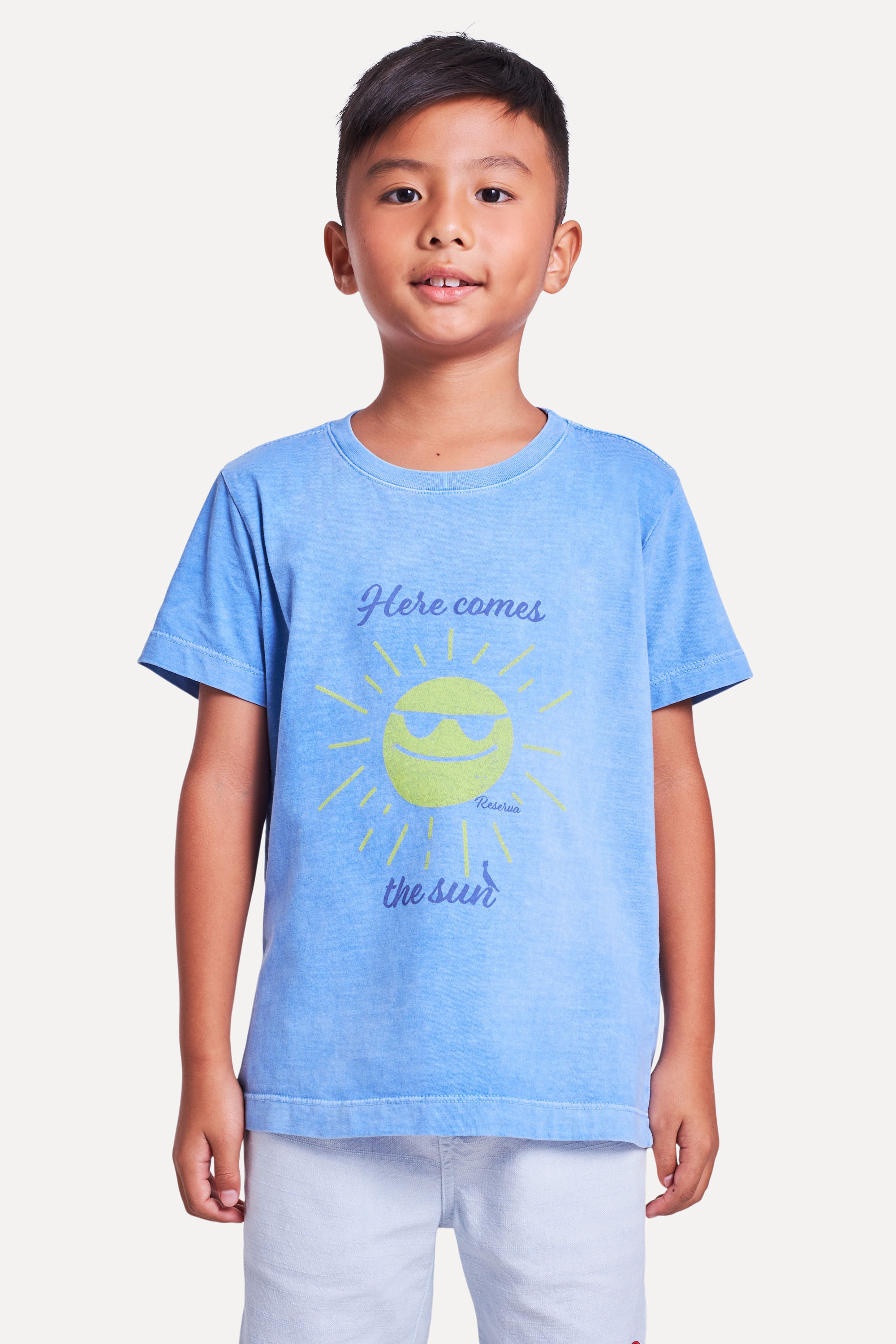 Camiseta Mini Silk Here Comes The Sun