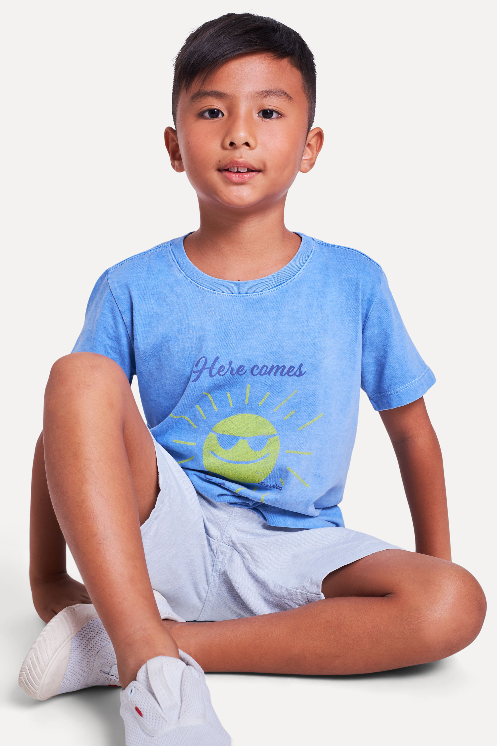 Camiseta Mini Silk Here Comes The Sun