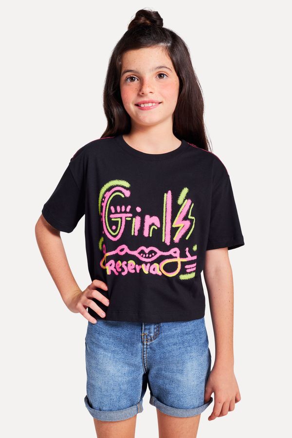 Camiseta Menina Silk Girls Gang