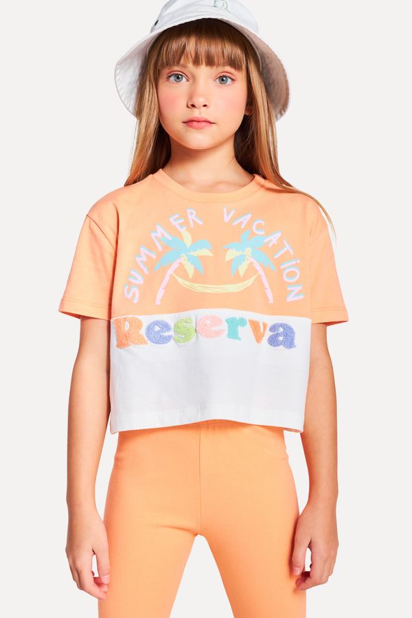 Camiseta Menina Silk Summer Vacation