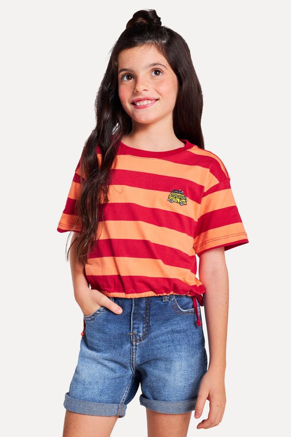 Camiseta Menina Cropped Listra Axe