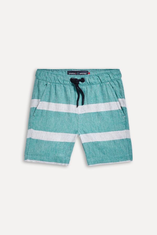 Bermuda Mini Listrado Largo