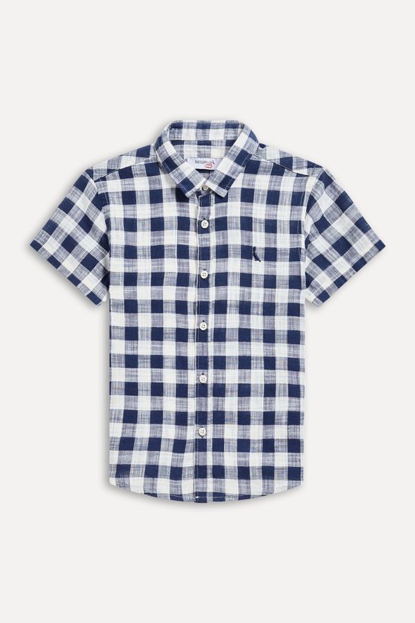 Camisa Mini Mc Xadrez Colorido