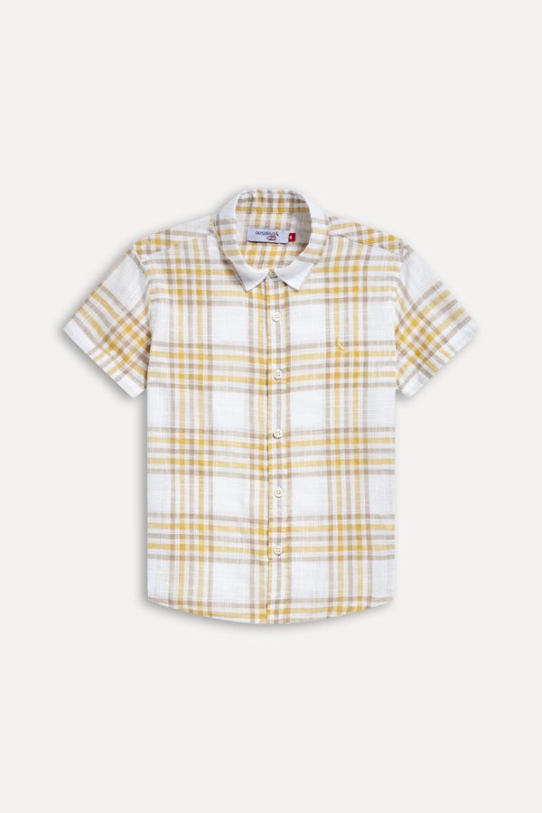 Camisa Mini Mc Xadrez Sol