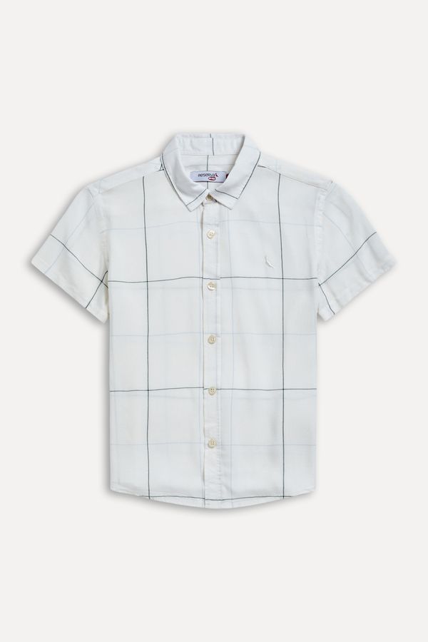 Camisa Mini Mc Grid Off