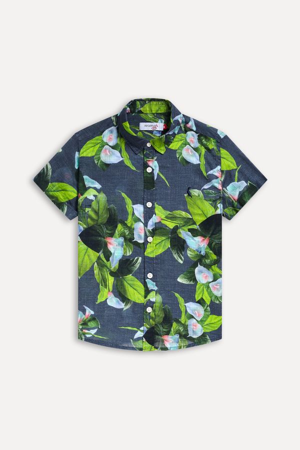 Camisa Mini Mc Copos De Leite