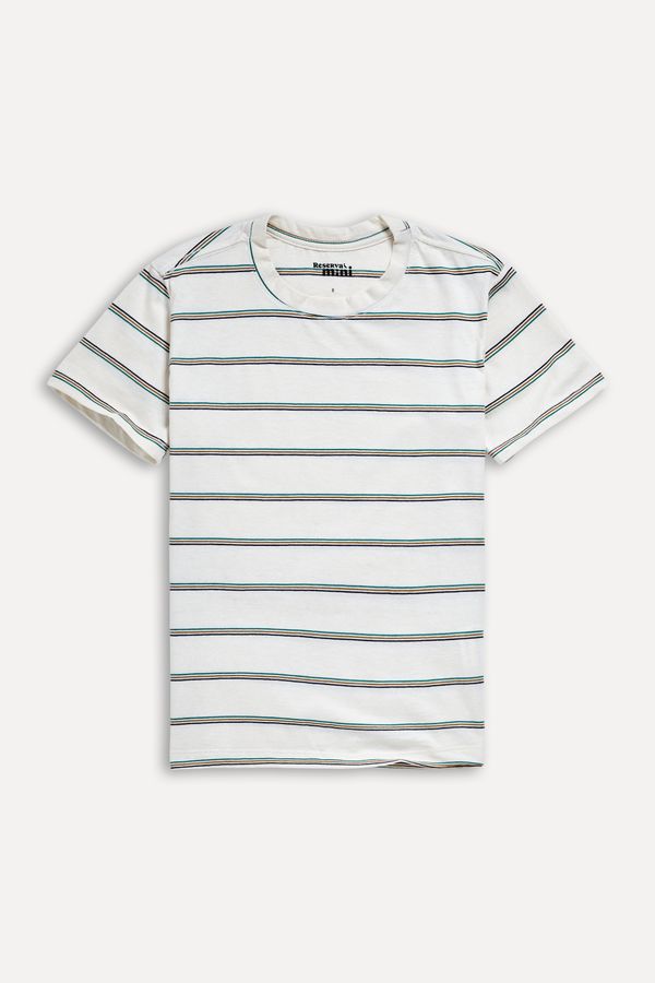 Camiseta Mini Mc Listrado Trio