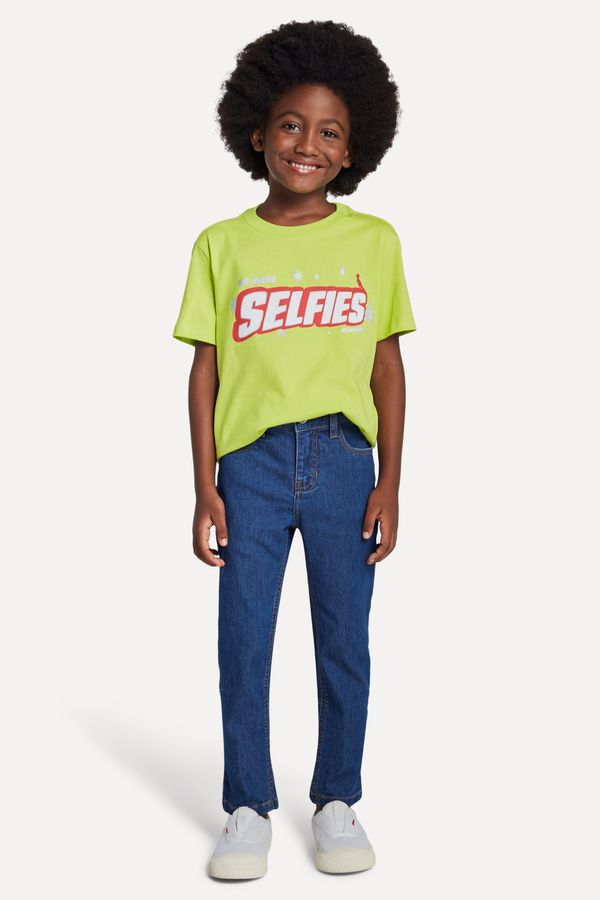 Calca Mini Jeans Skinny Stone