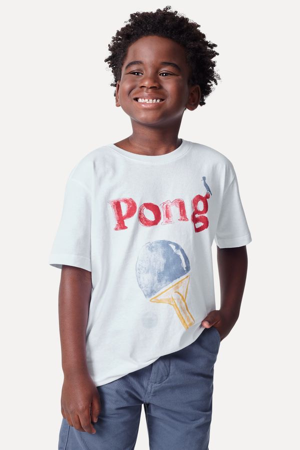 Camiseta Mini Estampada Pong