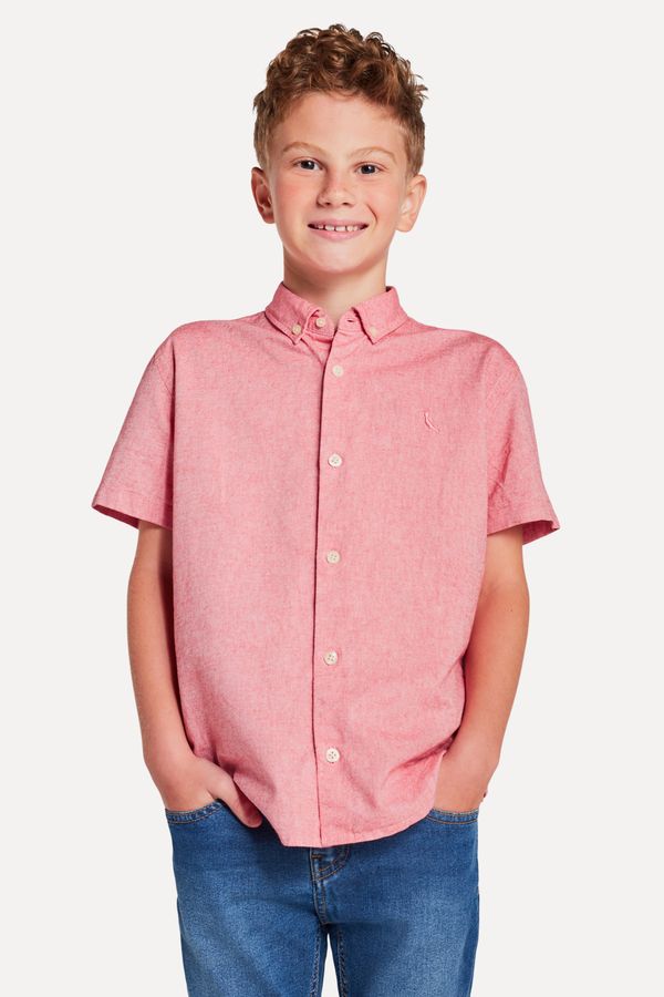 Camisa Mini Mc Oxford Color