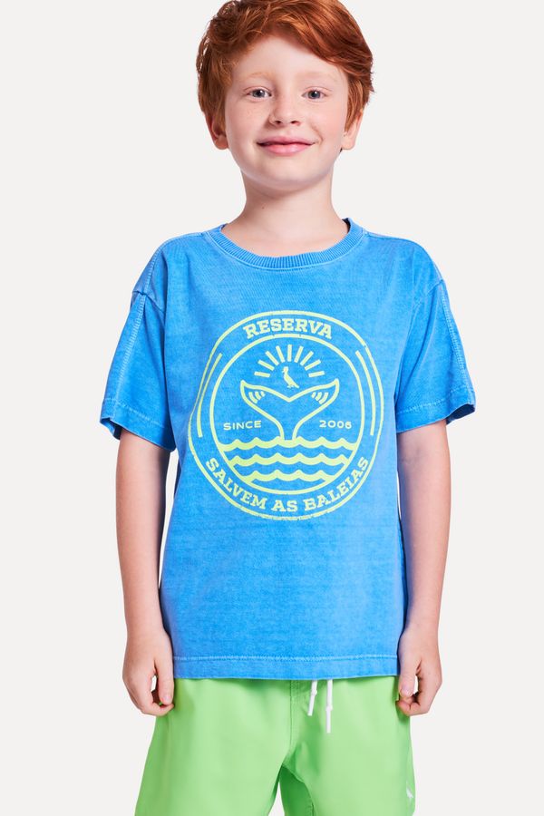 Camiseta Mini Stone Silk Baleias