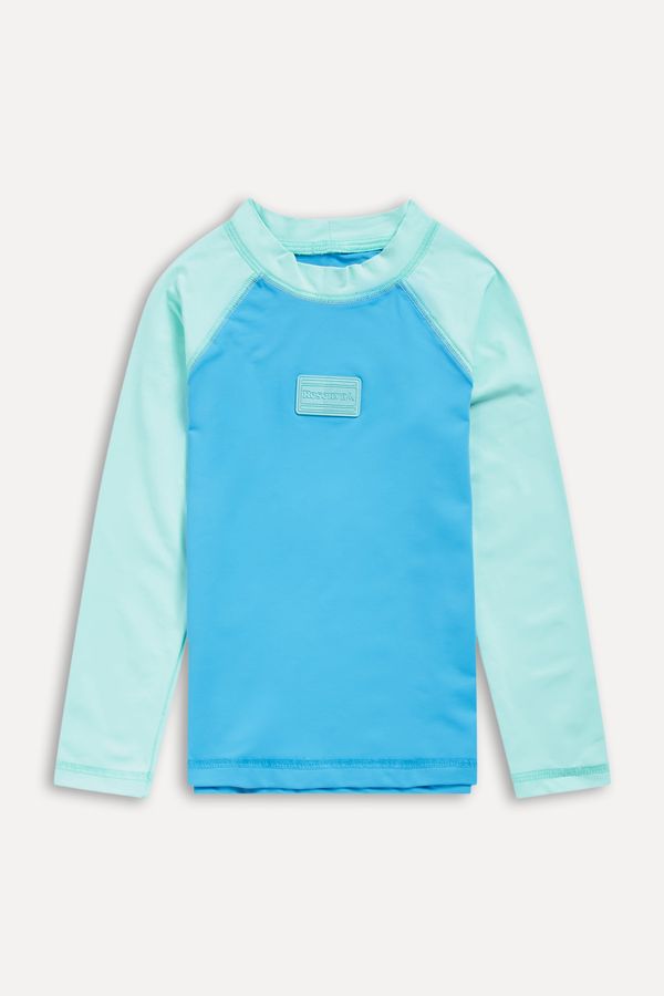 Camiseta Mini Manga Longa Uv Lisa