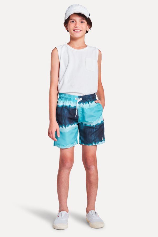 Short Praia Mini Tie Dye Comprido