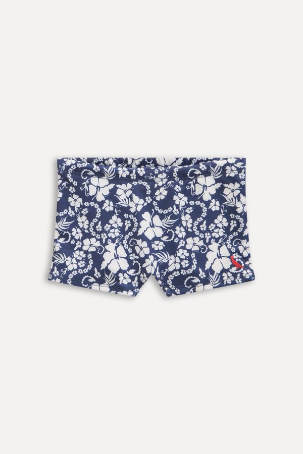 Sunga Mini Short Hibisco