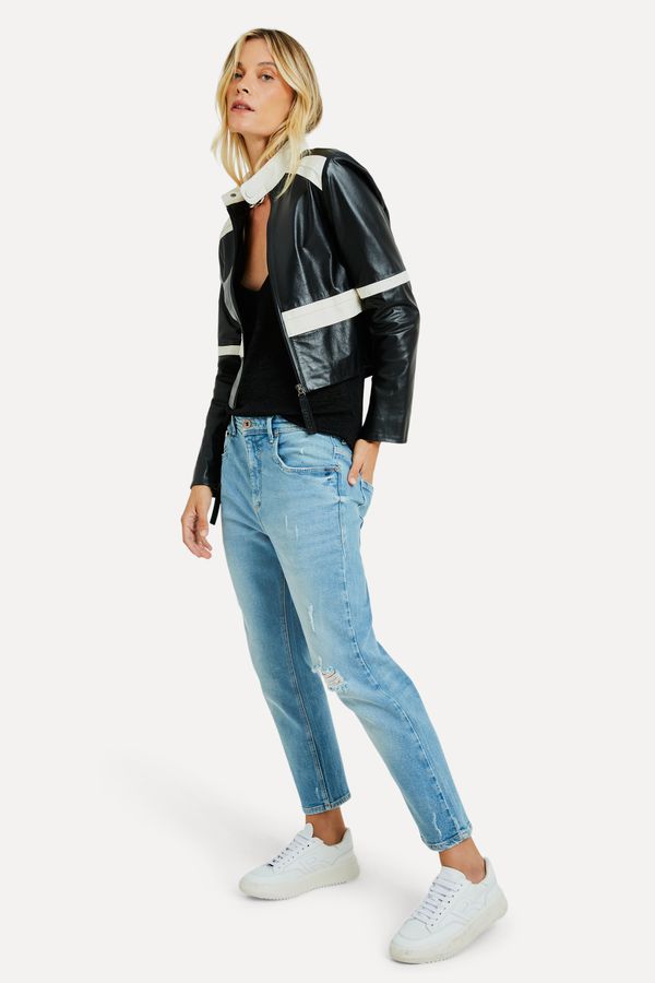 Calca Jeans Boyfriend Blue