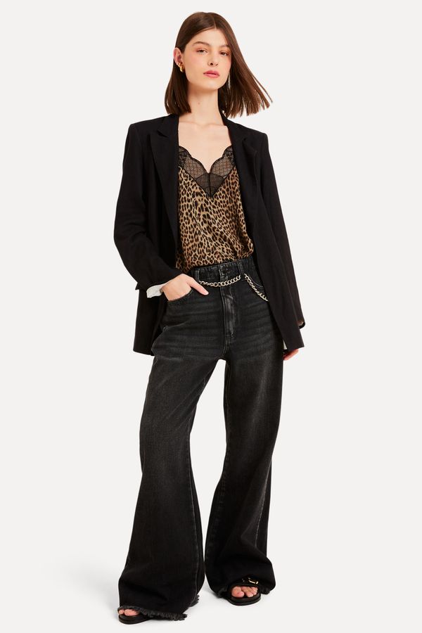 Calca Black Jeans Anny High