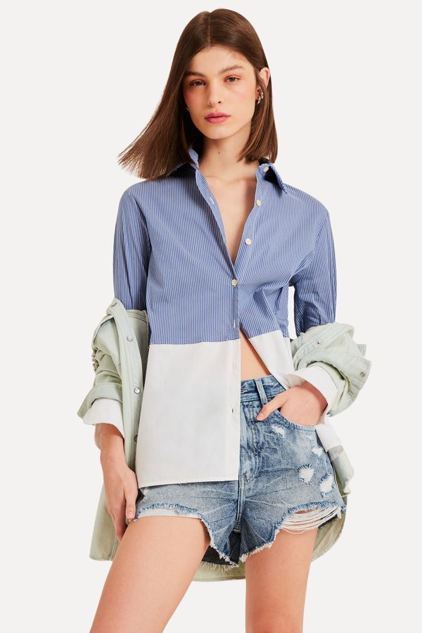 Camisa Tricoline Listras