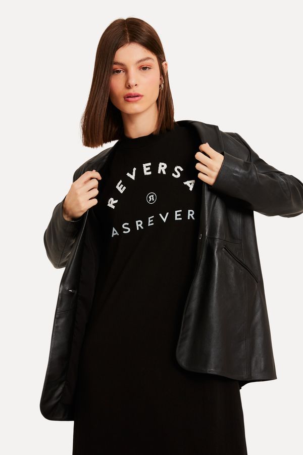 Vestido Midi Reversa Bordado