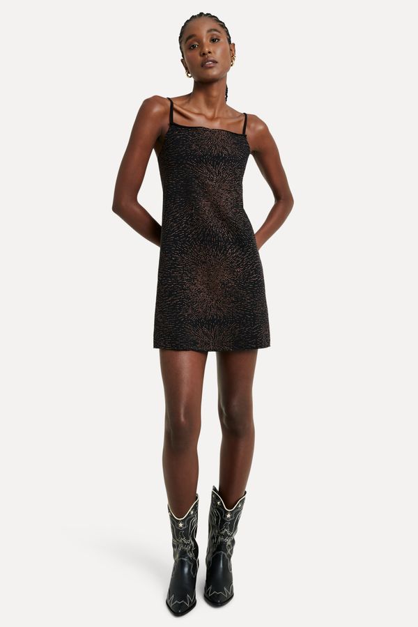 Vestido Malha Brilho