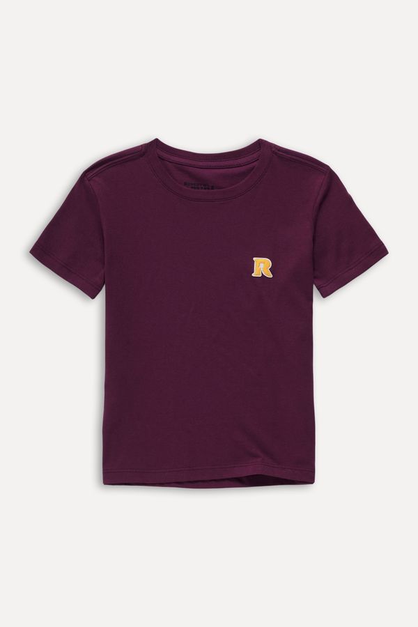 Camiseta Mini Estampada Patch R Abr