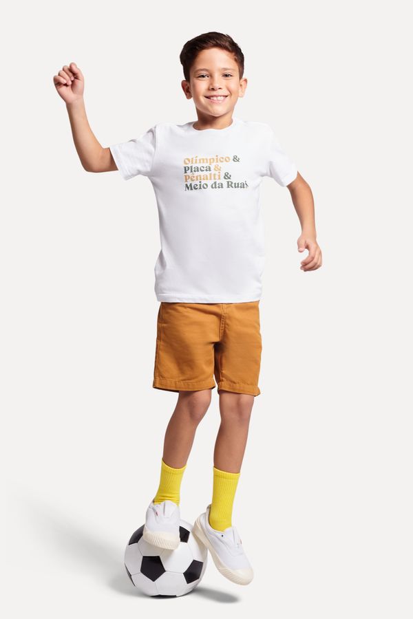 Camiseta Mini Estampada Gols