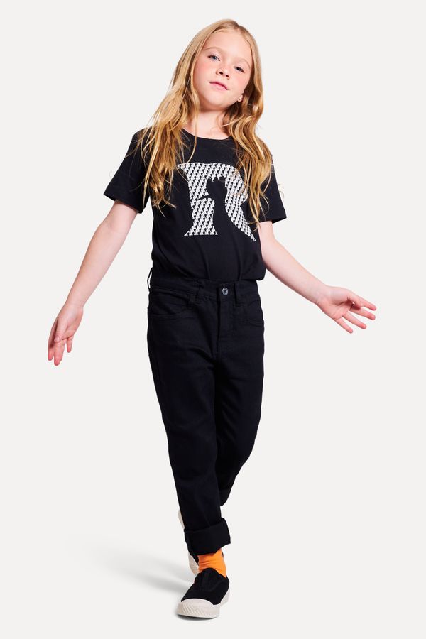 CALCA JEANS MINI INDIGO BLACK