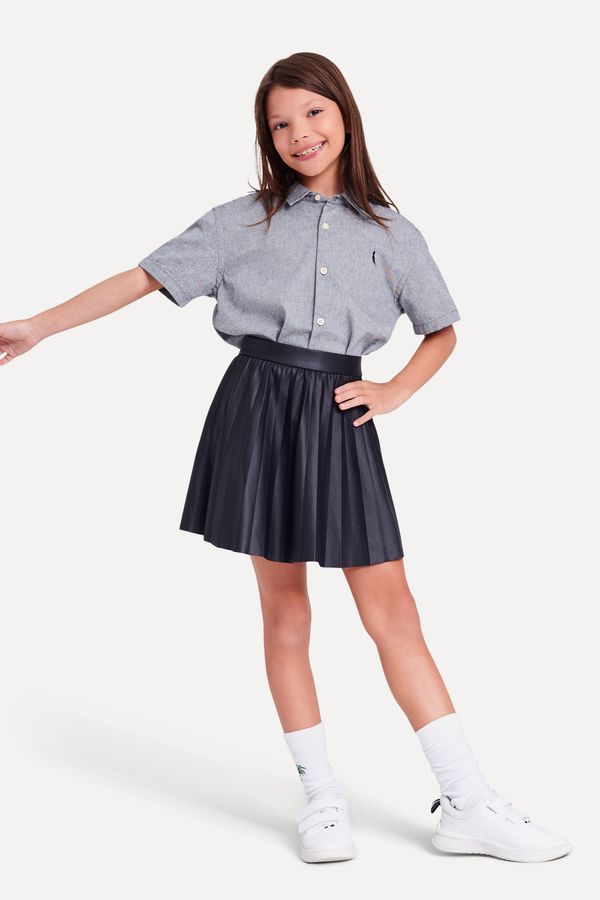 CAMISA MINI OXFORD MANGA CURTA