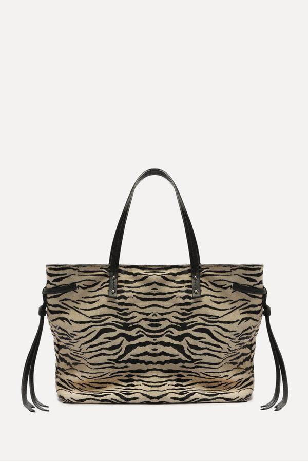 Bolsa Grande Fem Tote Dri – Off White-preto/Preto – U