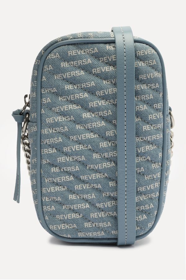 Bolsa Pequena Fem Shoulder Monograma – Sky/Cristal Blue – U